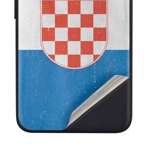 Croatia Flag Distressed Google Pixel 4a Skin